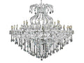 Elegant Lighting Maria Theresa 49-Light Chrome Clear Crystal Tiered Chandelier