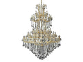 Elegant Lighting Maria Theresa 85-Light Gold Clear Royal Cut Crystal Tiered Chandelier