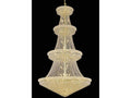 Elegant Lighting Primo 48-Light Gold Clear Royal Cut Crystal Empire Tiered Chandelier