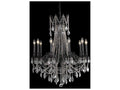 Elegant Lighting Rosalia 10-Light Dark Bronze Crystal Candelabra Chandelier