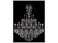 Elegant Lighting 45-Light Rosalia Dark Bronze Gold Crystal Candelabra Chandelier