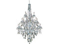 Elegant Lighting Verona 25-Light Crystal Glass Candelabra Tiered Chandelier