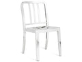 Heritage Non-Upholstered Side Dining Chair Polished Aluminum