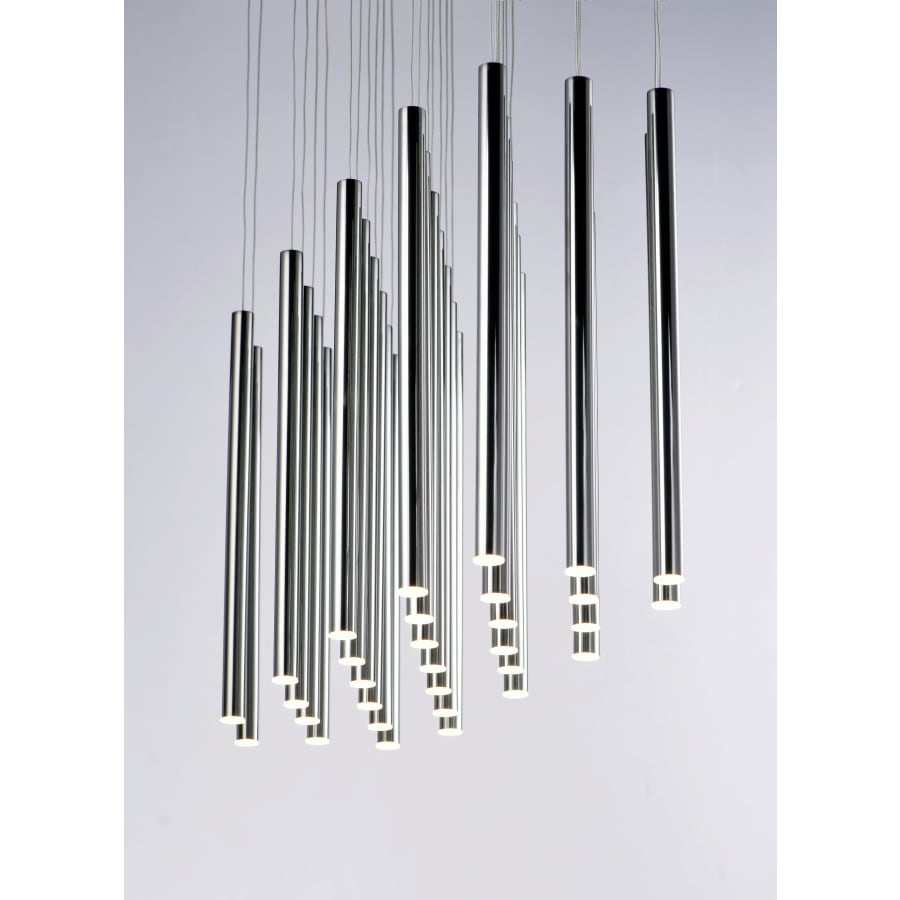 ET2 Flute 35 Light 36" Wide LED Multi Light Pendant
