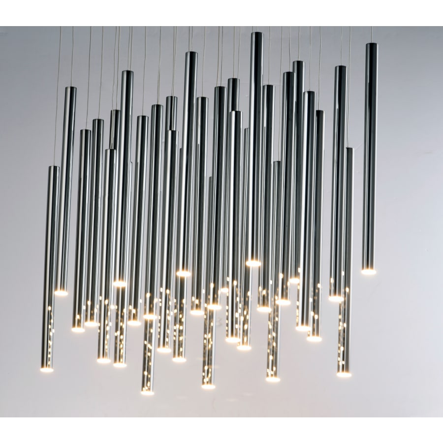ET2 Flute 35 Light 36" Wide LED Multi Light Pendant