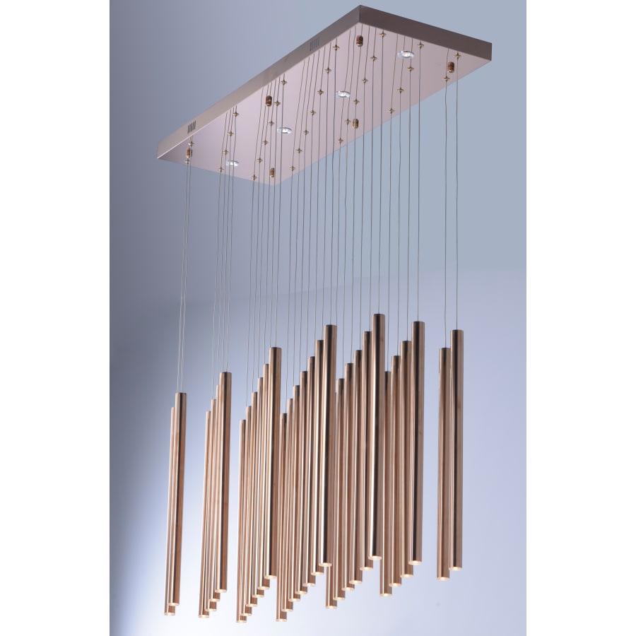 ET2 Flute 35 Light 36" Wide LED Multi Light Pendant