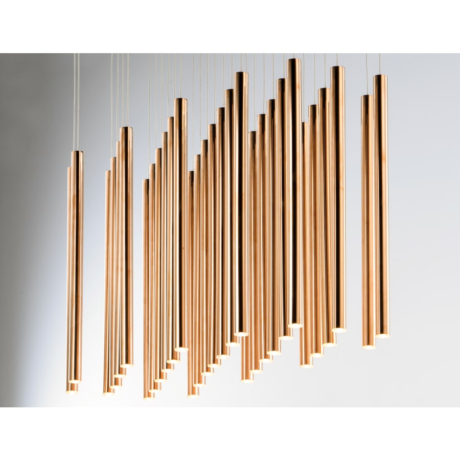 ET2 Flute 35 Light 36" Wide LED Multi Light Pendant