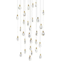 ET2 Pebble 36" Wide Crystal Chandelier