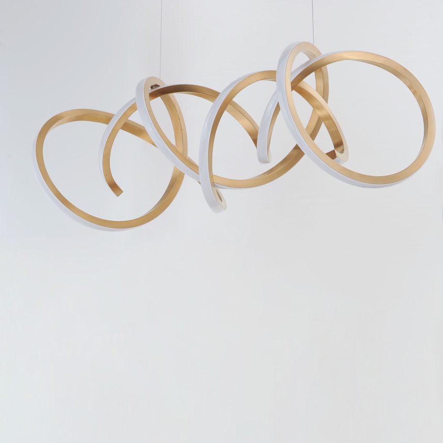ET2 Signature 41" Wide LED Abstract Chandelier