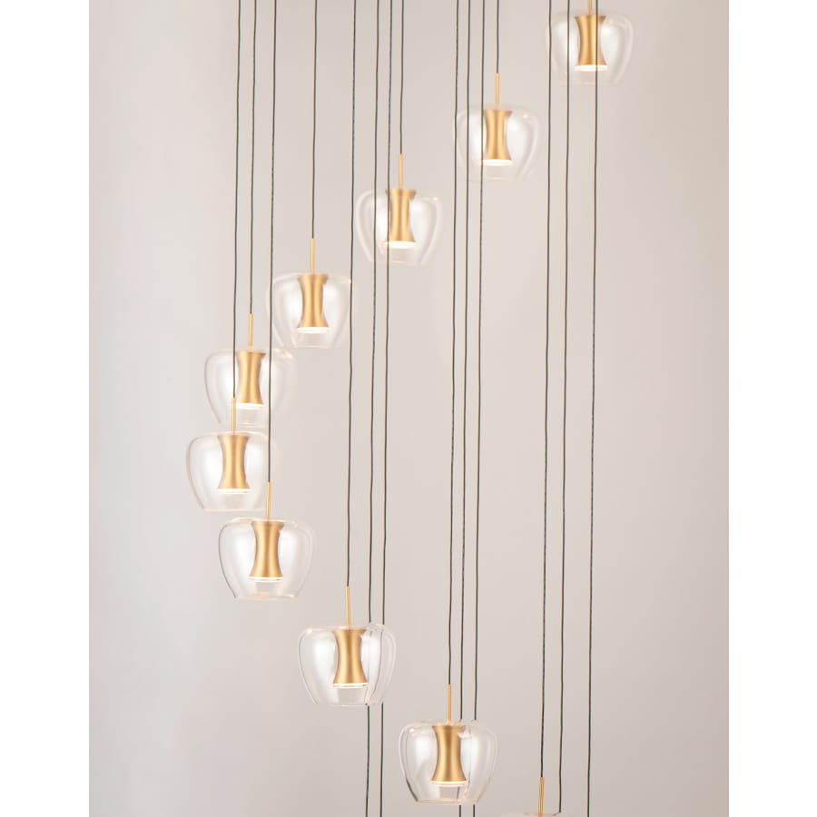 ET2 Newton 25 Light 28" Wide LED Multi Light Pendant