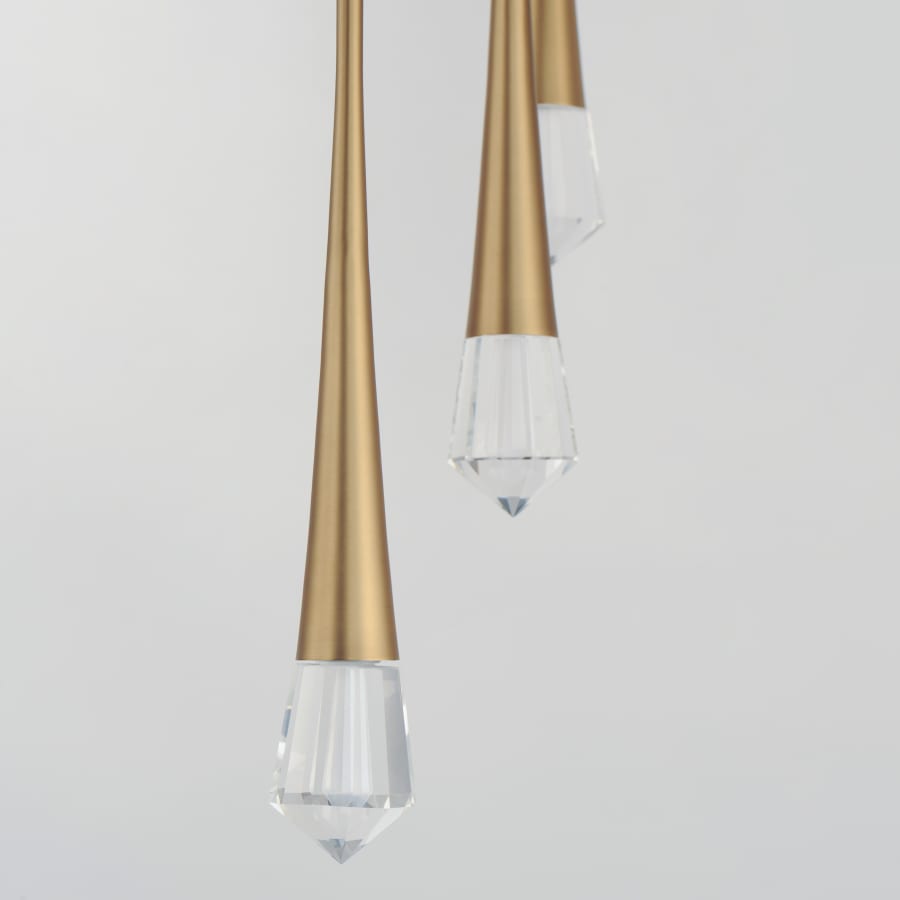 ET2 Pierce 25" Wide LED Crystal Multi Light Pendant