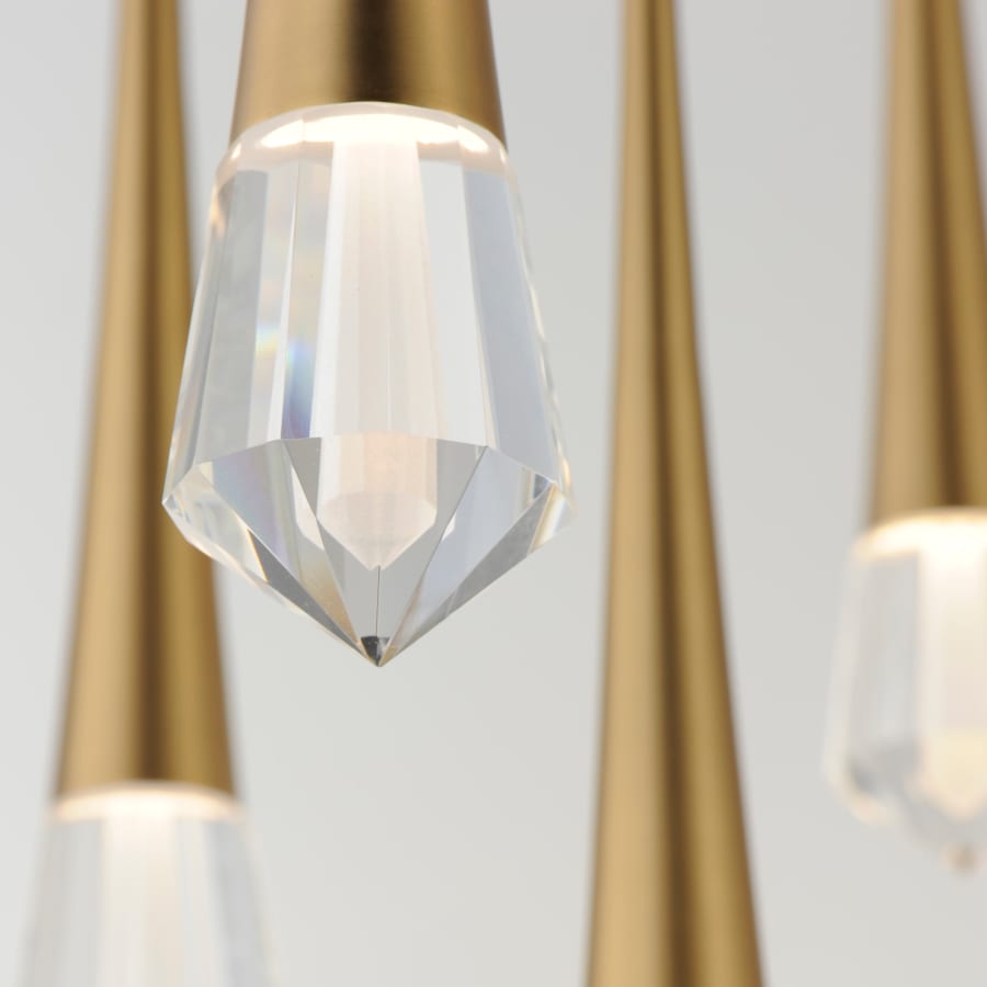 ET2 Pierce 25" Wide LED Crystal Multi Light Pendant