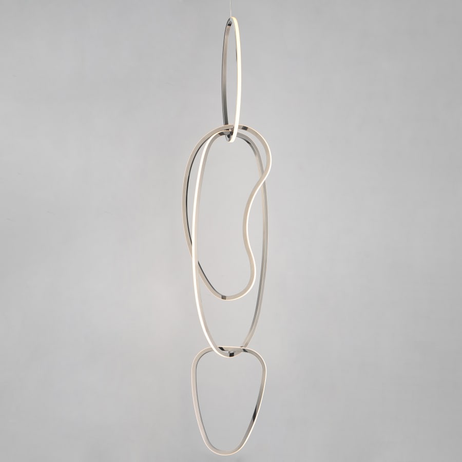ET2 Unity 4 Light 13" Wide LED Abstract Multi Light Pendant