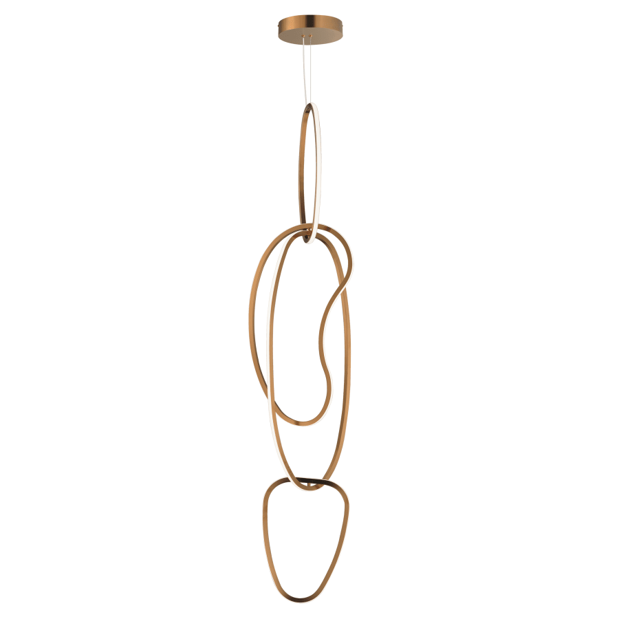 ET2 Unity 4 Light 13" Wide LED Abstract Multi Light Pendant