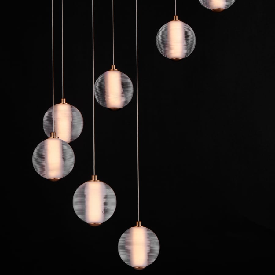 ET2 Rhythm 22" Wide LED Multi Light Pendant