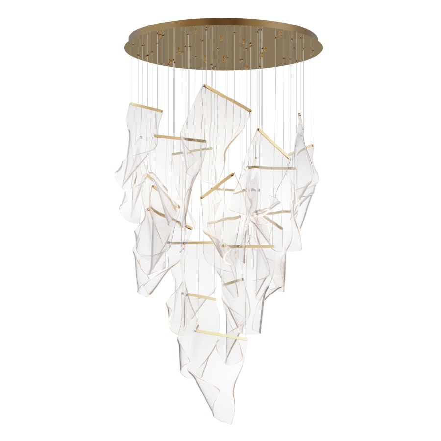 ET2 Rinkle 36" Wide LED Multi Light Abstract Pendant
