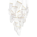 ET2 Rinkle 36" Wide LED Multi Light Abstract Pendant