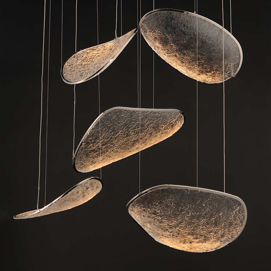 ET2 Moonscapes 47" Wide LED Multi Light Pendant