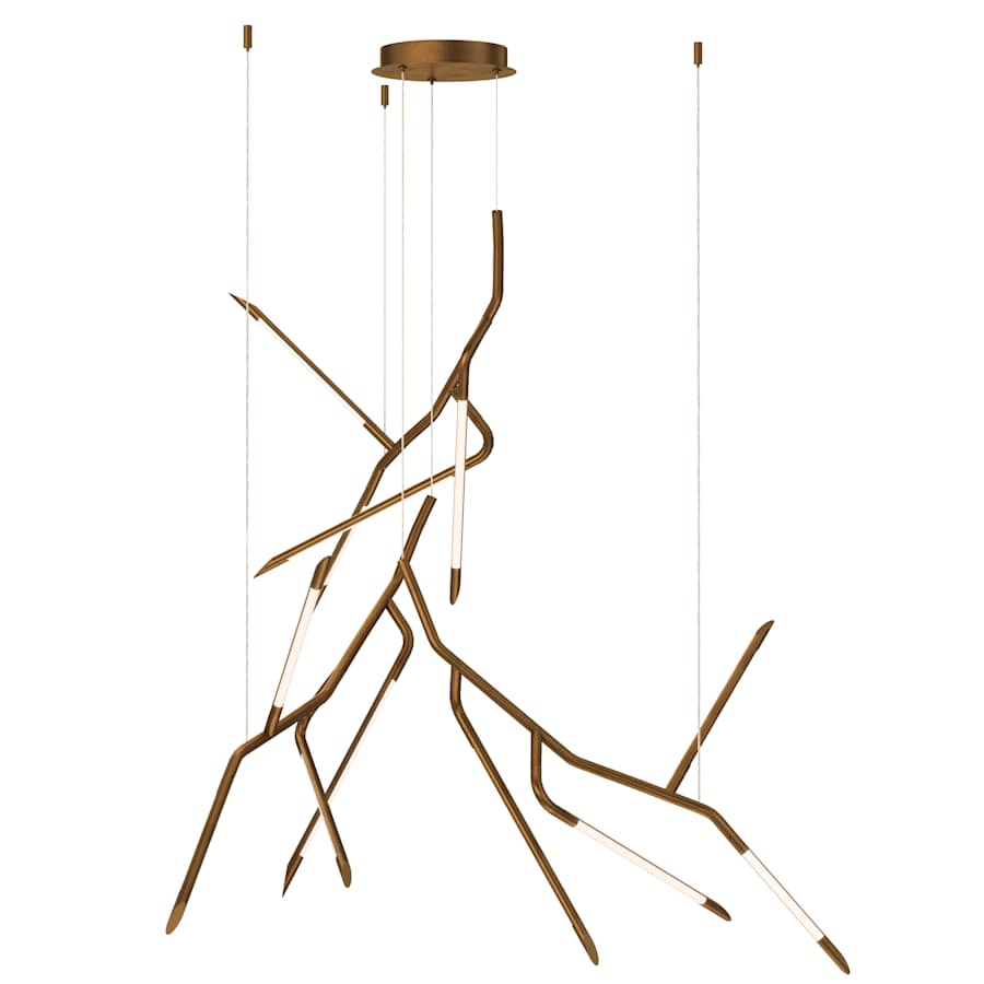 ET2 Scion 54" Wide LED Abstract Multi Light Pendant