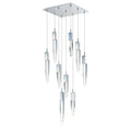 ET2 Quartz 9 Light 16" Wide LED Multi Light Pendant