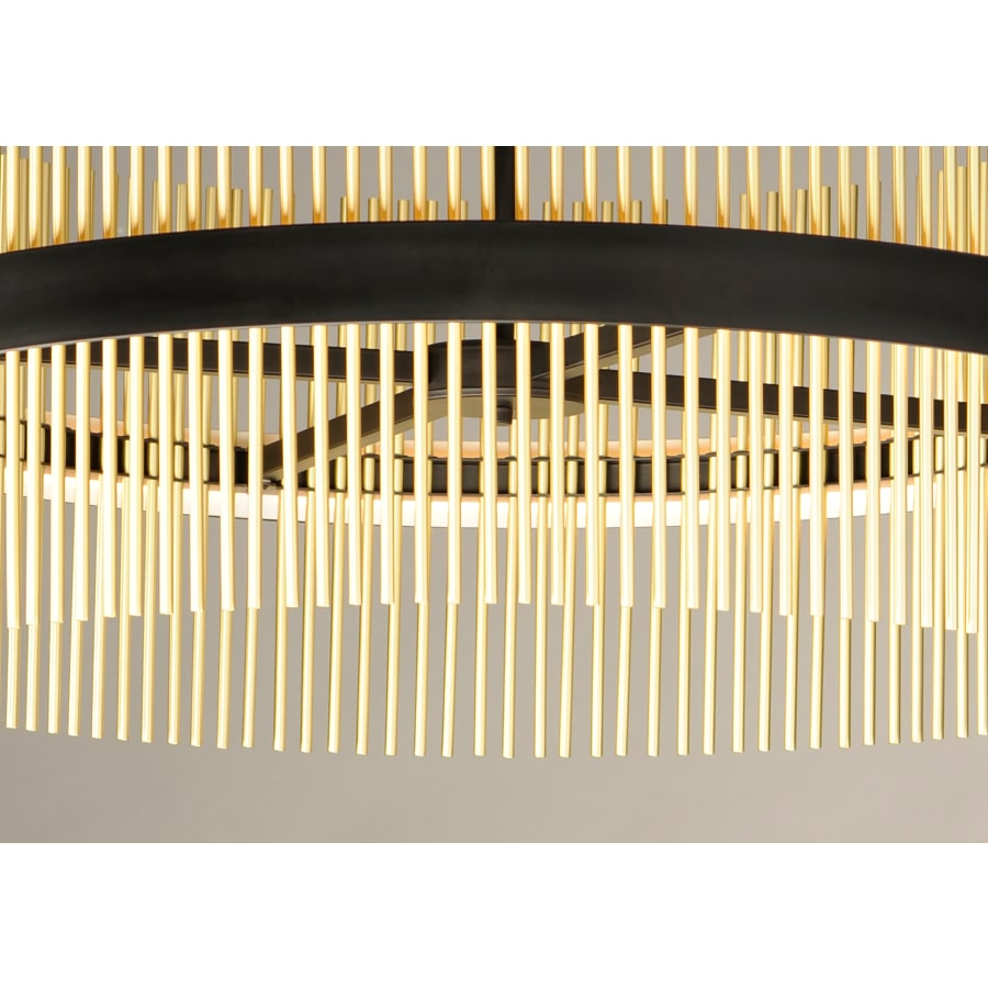 ET2 Chimes 34" Wide LED Drum Chandelier