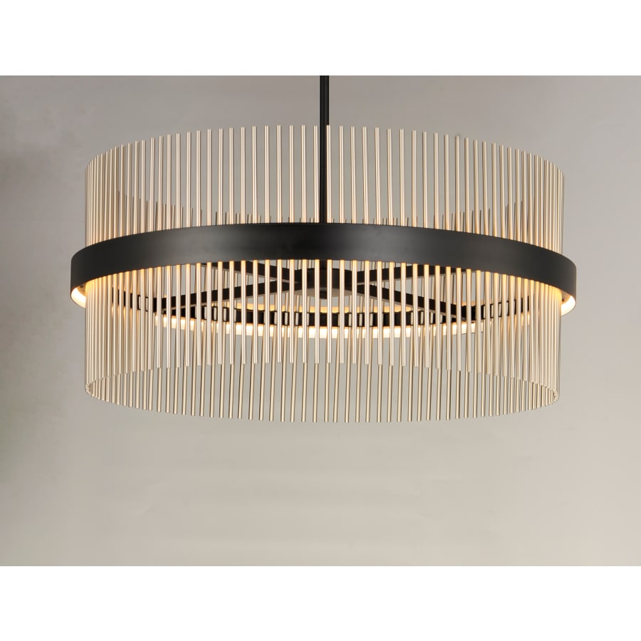 ET2 Chimes 34" Wide LED Drum Chandelier
