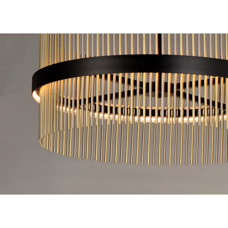 ET2 Chimes 34" Wide LED Drum Chandelier