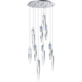 ET2 Quartz 10 Light 20" Wide LED Multi Light Pendant