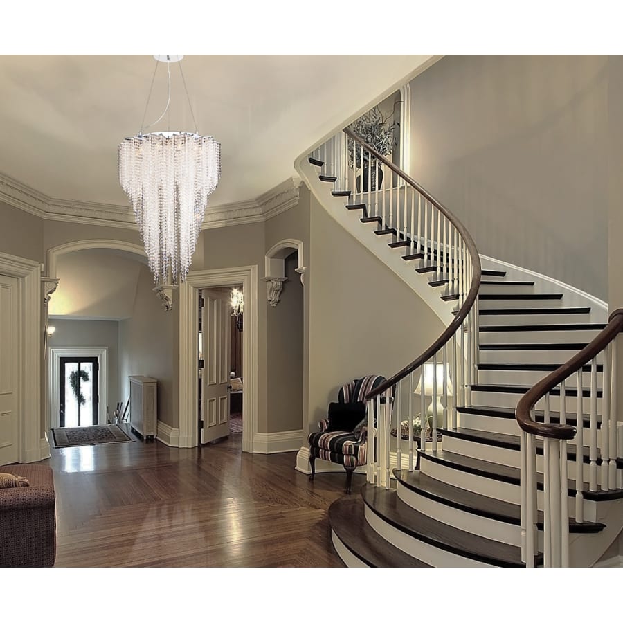 Eurofase Lighting Cohen 12 Light 49" Wide Crystal Chandelier