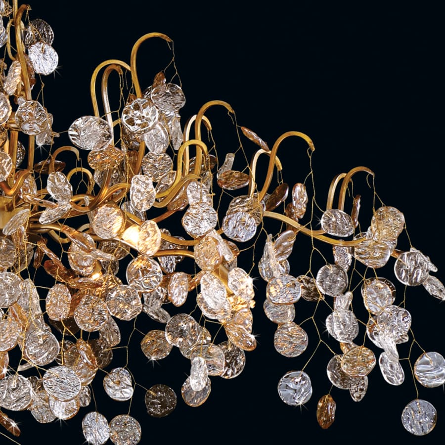Eurofase Lighting Campobasso 11 Light 33" Wide Abstract Chandelier