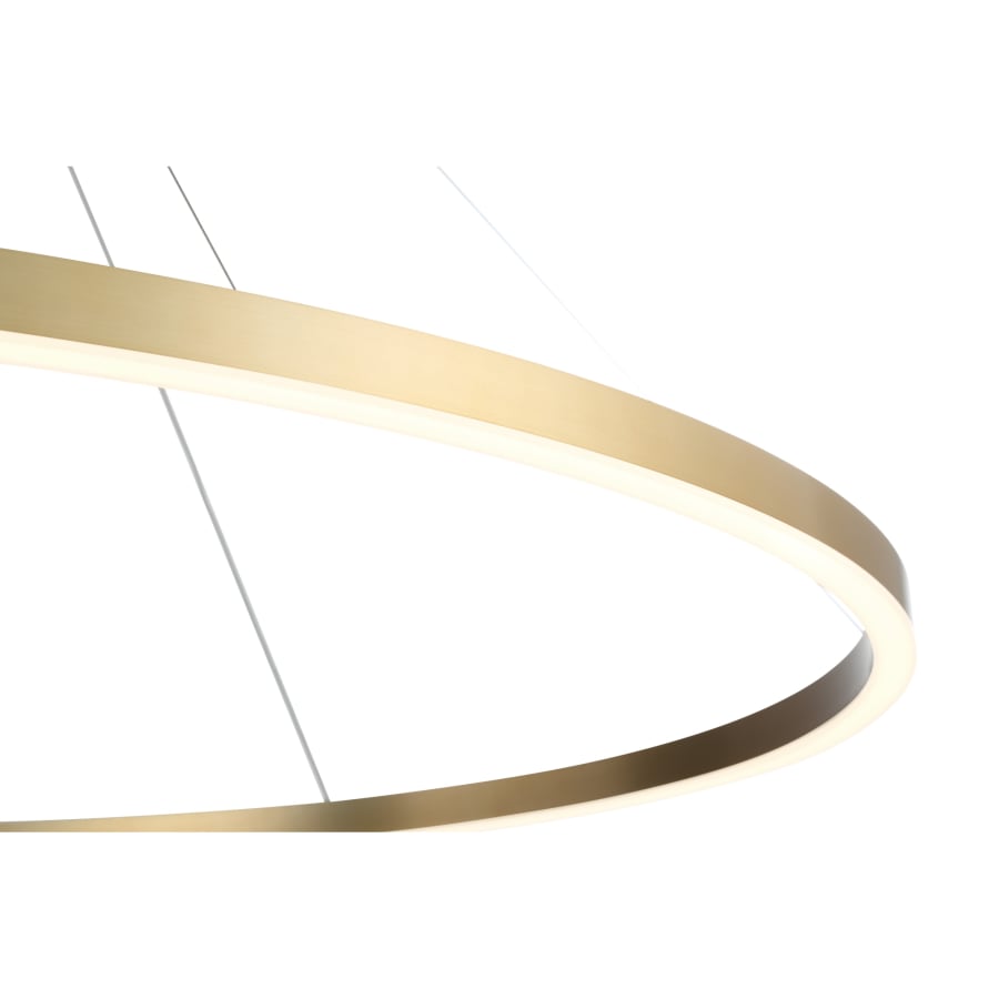 Eurofase Lighting Spunto 61" Wide 3000K LED Ring Chandelier