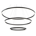 Eurofase Lighting Spunto Three-Tier 61" Wide 3000K LED Ring Chandelier