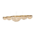 Eurofase Lighting Mondo 15 Light 59" Wide Crystal Linear Chandelier