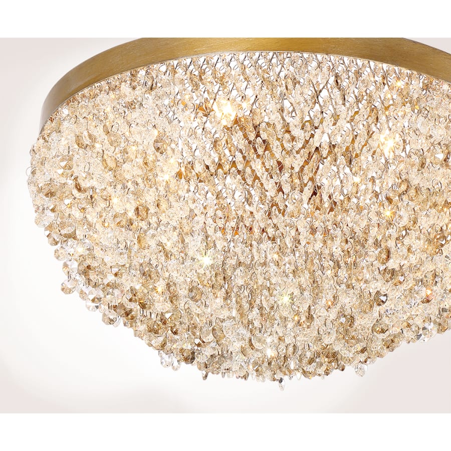 Eurofase Lighting Mondo 15 Light 59" Wide Crystal Linear Chandelier