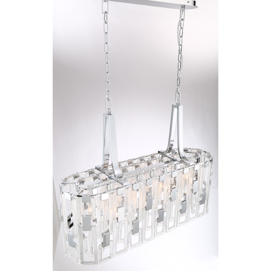 Eurofase Lighting Viviana 7 Light 37" Wide Linear Chandelier