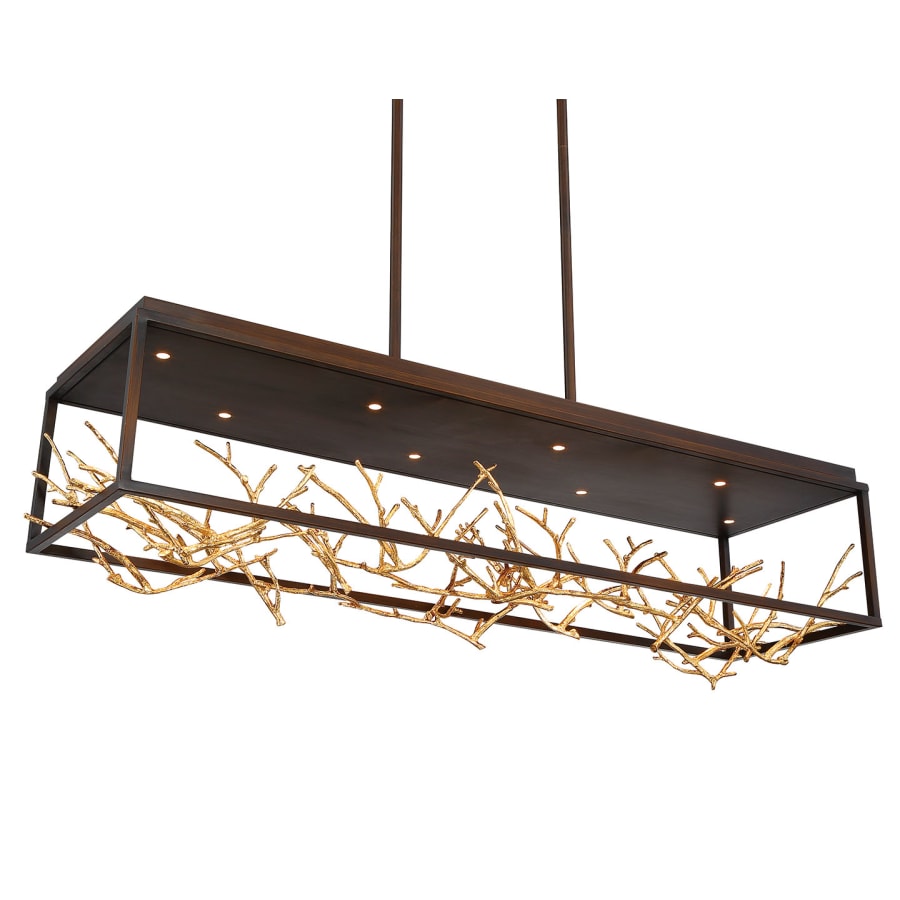 Eurofase Lighting Aerie 42" Wide LED Abstract Linear Chandelier