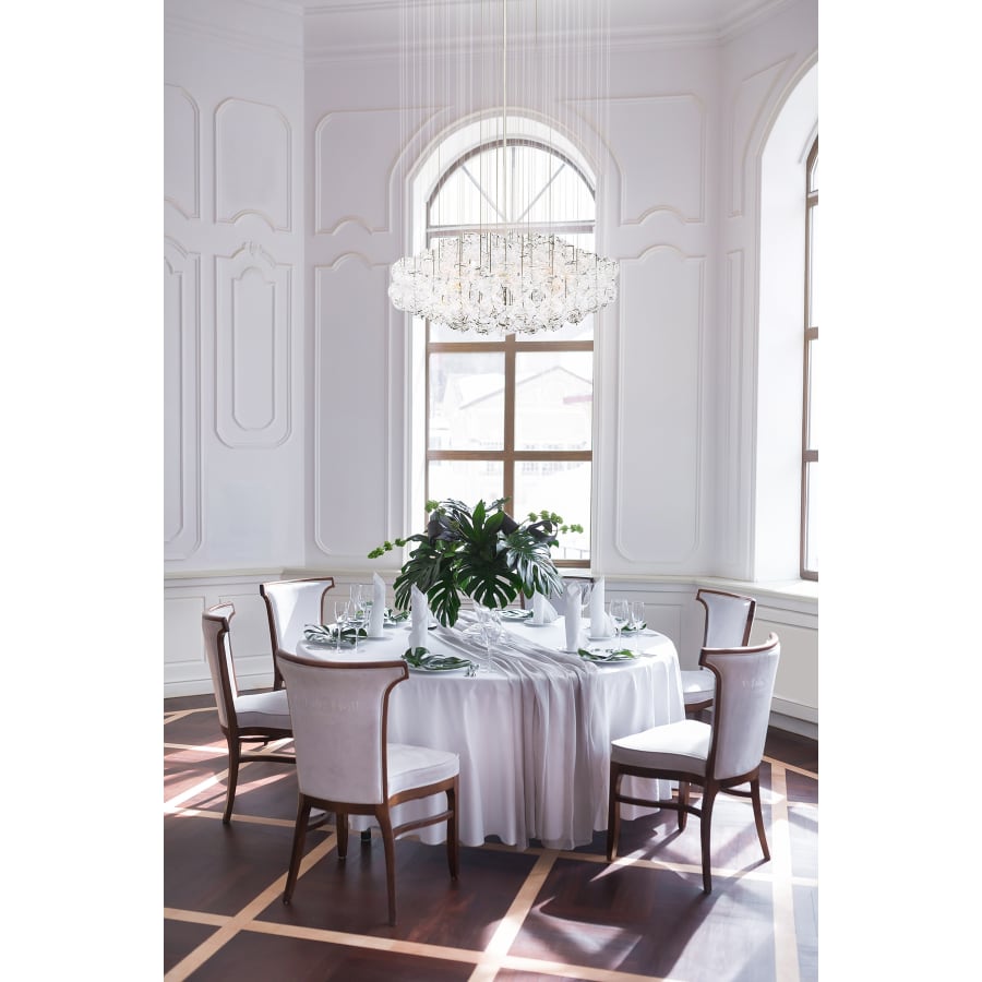 Eurofase Lighting Riverdale 8 Light 25" Wide Suspension Multi Light Pendant