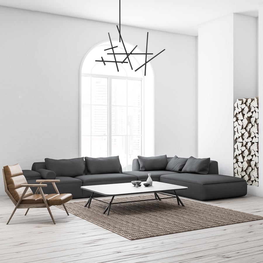 Eurofase Lighting Crossroads 18 Light 59" Wide LED Chandelier