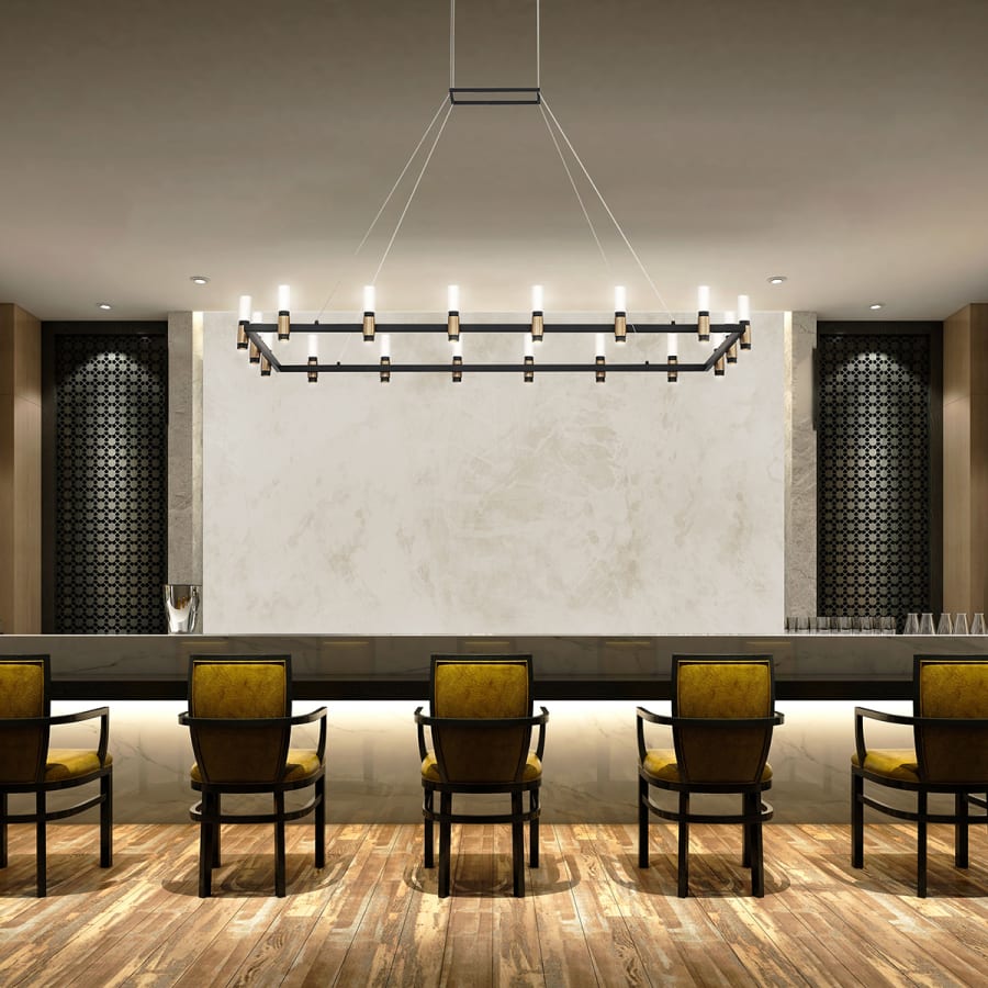Eurofase Lighting Albany 18 Light 52" Wide LED Chandelier
