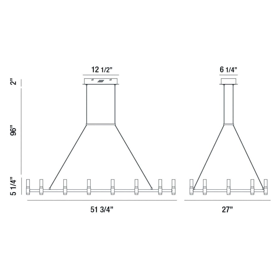 Eurofase Lighting Albany 18 Light 52" Wide LED Chandelier