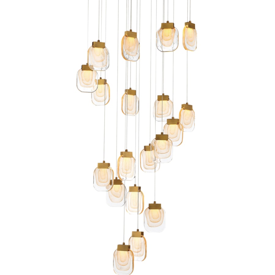 Eurofase Lighting Paget 19 Light 29" Wide LED Multi Light Pendant