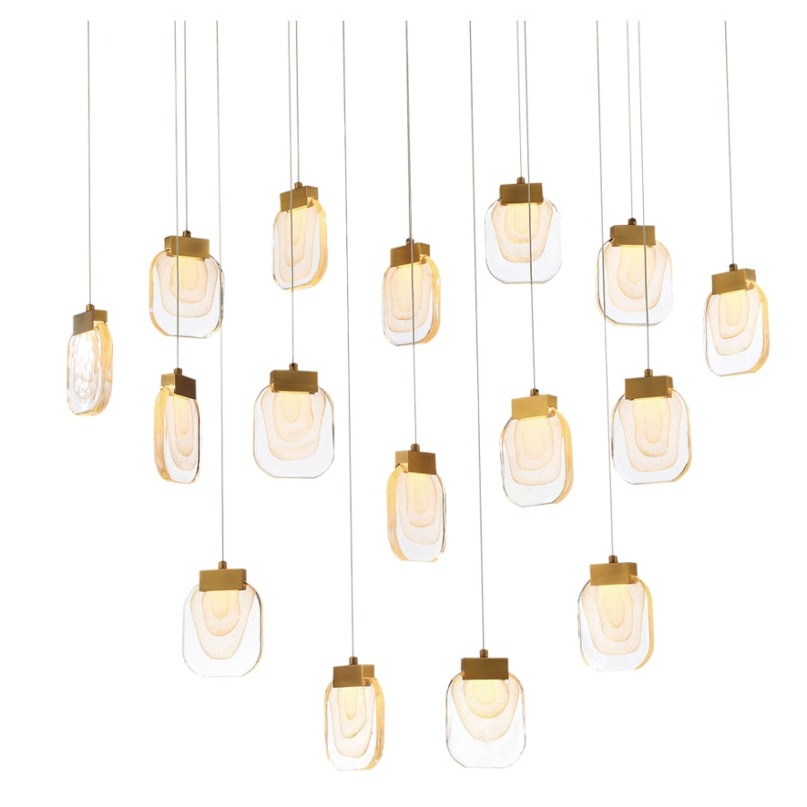 Eurofase Lighting Paget 16 Light 44" Wide LED Multi Light Pendant