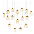 Eurofase Lighting Paget 16 Light 44" Wide LED Multi Light Pendant
