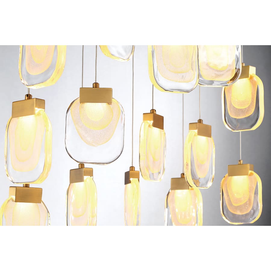 Eurofase Lighting Paget 16 Light 44" Wide LED Multi Light Pendant