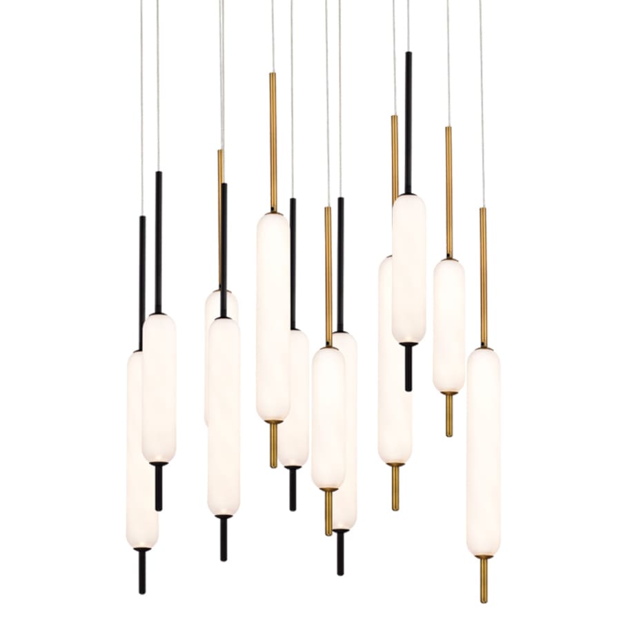 Eurofase Lighting Cumberland 12 Light 22" Wide LED Multi Light Pendant