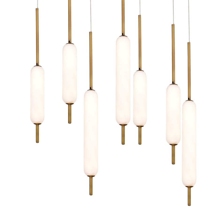 Eurofase Lighting Cumberland 12 Light 40" Wide LED Linear Pendant