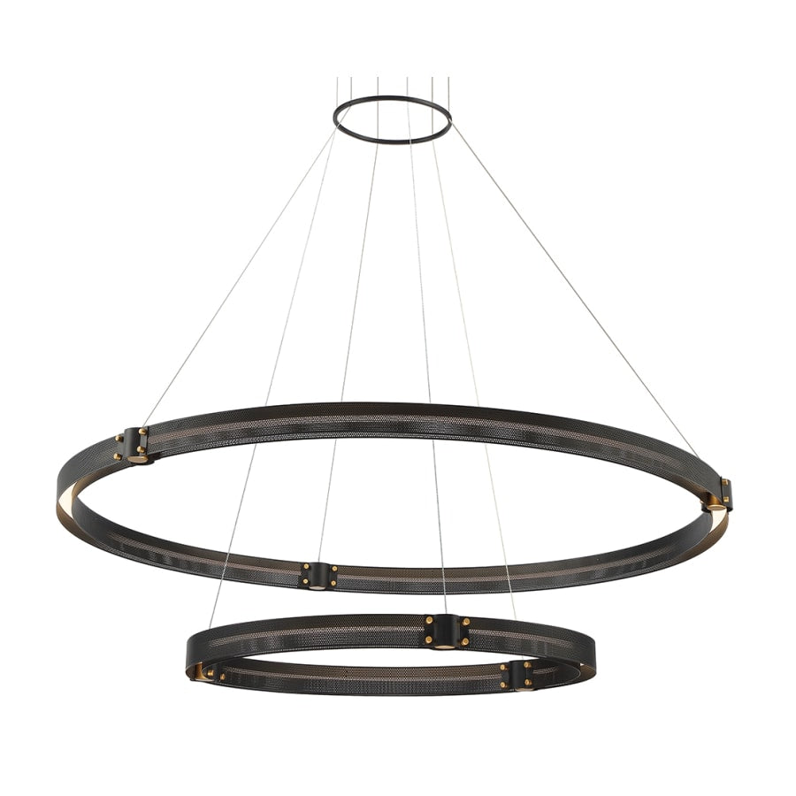Eurofase Lighting Admiral 4 Light 48" Wide LED Ring Chandelier - 2 Tiers