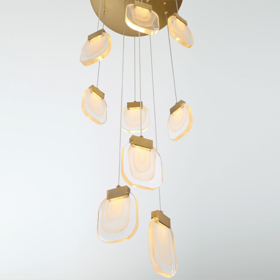 Eurofase Lighting Paget 9 Light 20" Wide LED Multi Light Pendant