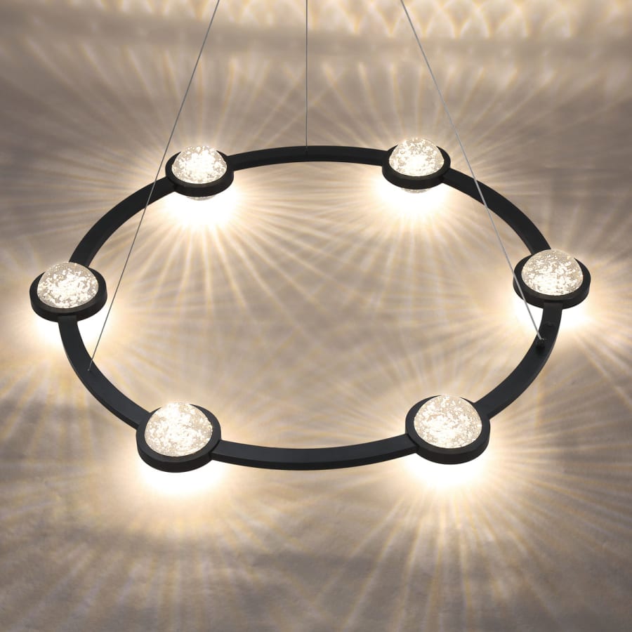 Eurofase Lighting Circolo 6 Light 36" Wide LED Ring Chandelier