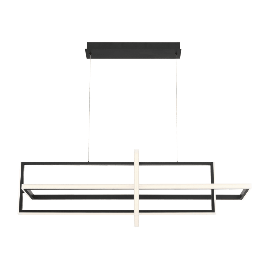 Eurofase Lighting Bordo 3 Light 56" Wide LED Abstract Chandelier